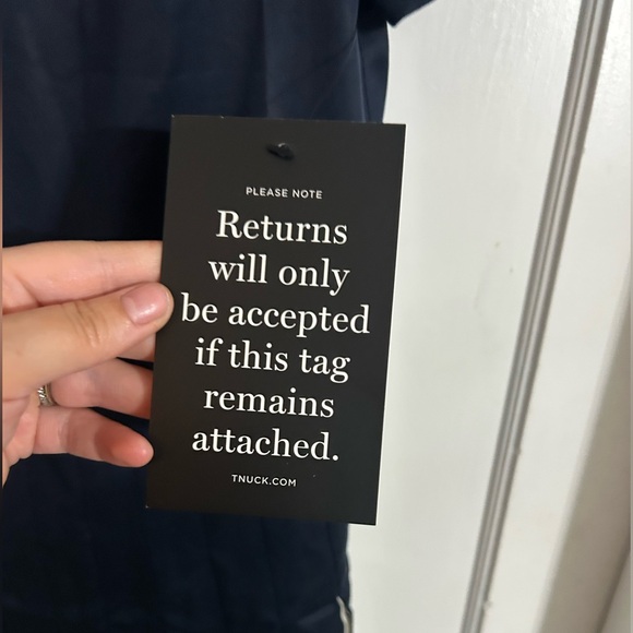 Tuckernuck Navy Pleated Mini Dress - Picture 8 of 11